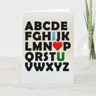 Cartes Pour Fêtes Annuelles Lettres d'amour