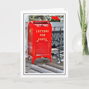 Cartes Pour Fêtes Annuelles Lettres pour boîte aux lettres Père Noël