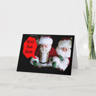 CARTES POUR FÊTES ANNUELLES LEUR SOMMEIL EST REMPLIS DE SOUHAITS POUR LES VACA