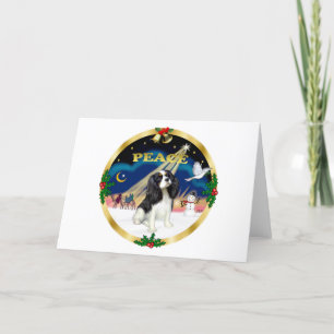 Cartes Pour Fêtes Annuelles Lever de soleil de Noël - Cavalier King Charles tr