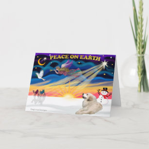 Cartes Pour Fêtes Annuelles Lever de soleil de Noël - Grands Pyrénées 1