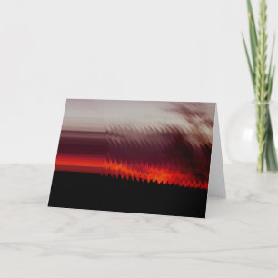 Cartes Pour Fêtes Annuelles Lever de soleil près de Baker