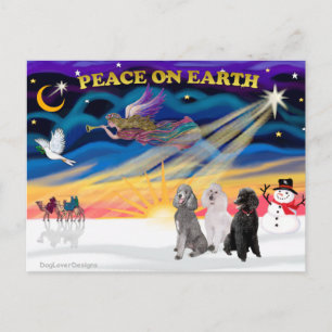 Cartes Pour Fêtes Annuelles Lever du soleil de Noël - Trois canicules standard