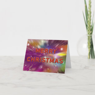Cartes Pour Fêtes Annuelles L'explosion cosmique de Noël