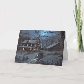 Cartes Pour Fêtes Annuelles L'hiver aux grand-papas cultivent, vous souhaitant