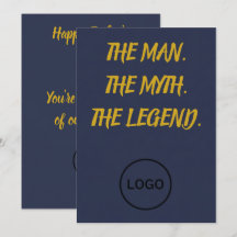 L'Homme La Légende Le Mythe Écriture Or Bleu Marin