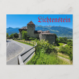 Cartes Pour Fêtes Annuelles Lichtenstein - Château de Vaduz