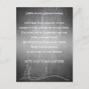 Cartes Pour Fêtes Annuelles Lieber guter Weihnachtsmann