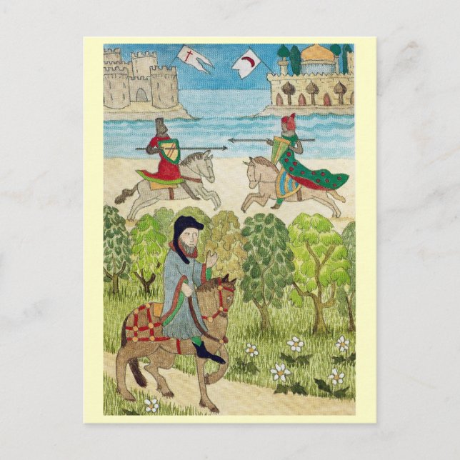 Cartes Pour Fêtes Annuelles Life in Merry England, Scene from Medieval life (Devant)