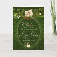 Life Partner Retro Styled Christmas Green