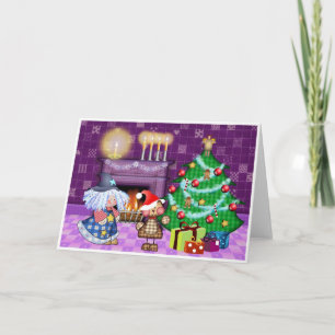 Cartes Pour Fêtes Annuelles Lights de Christmas