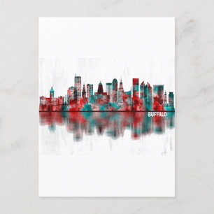 Cartes Pour Fêtes Annuelles Ligne aérienne de Buffalo