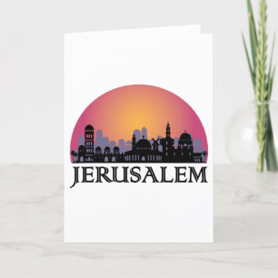 Cartes Pour Fêtes Annuelles Ligne aérienne Jérusalem - Voyage Israël