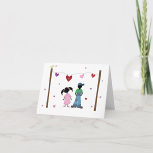 Cartes Pour Fêtes Annuelles Ligne d'amour de Soeur-Soeur…