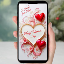 Ligne téléchargeable art valentine chic texte pers