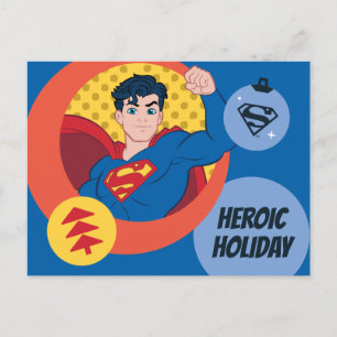 Cartes Pour Fêtes Annuelles Ligue de Justice Superman Holiday Bauble