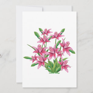 Cartes Pour Fêtes Annuelles Lilly