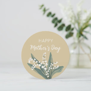 Cartes Pour Fêtes Annuelles Lily de la Vallée Bonne Fête des Mères