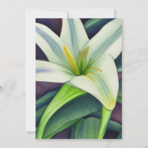 Cartes Pour Fêtes Annuelles Lily de Pâques