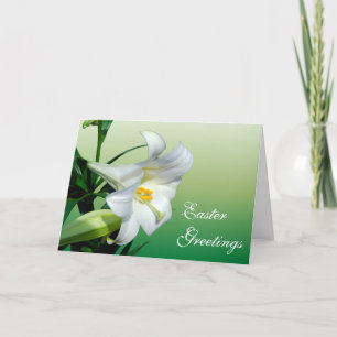 Cartes Pour Fêtes Annuelles Lily de Pâques