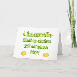 Cartes Pour Fêtes Annuelles Limoncello