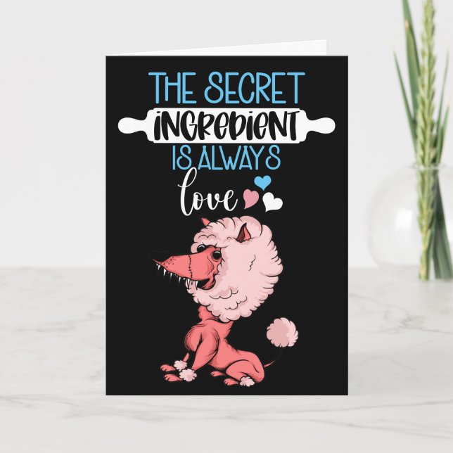 Cartes Pour Fêtes Annuelles L'ingrédient secret est love Valentine Card (Devant)