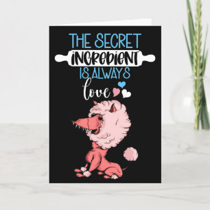 Cartes Pour Fêtes Annuelles L'ingrédient secret est love Valentine Card
