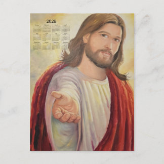 Cartes Pour Fêtes Annuelles L'Invitation Divine : Calendrier Jésus 2026
