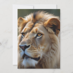 Cartes Pour Fêtes Annuelles Lion