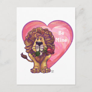 Cartes Pour Fêtes Annuelles Lion Saint Valentin