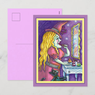 CARTES POUR FÊTES ANNUELLES LIPSTICK DE TÉMOIN, PARFUME & NAIL POLISH, FUNNY C