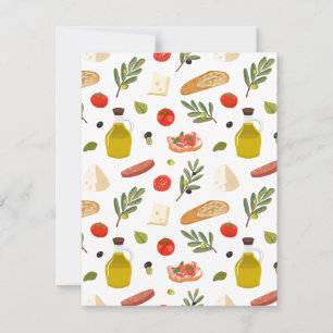 Cartes Pour Fêtes Annuelles L'Italie est réputée pour son incroyable cuisine