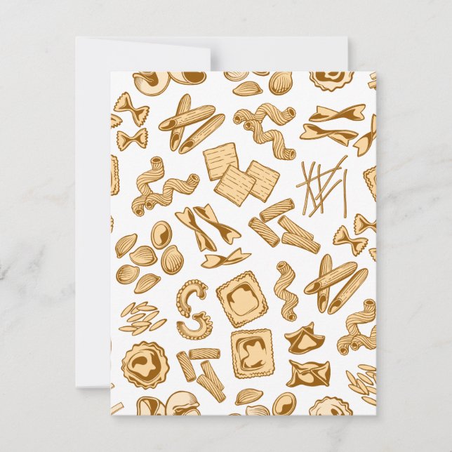 Cartes Pour Fêtes Annuelles L'Italie est réputée pour son incroyable cuisine (Devant)