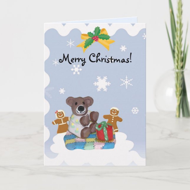 Cartes Pour Fêtes Annuelles Little Bear Christmas Card (Devant)