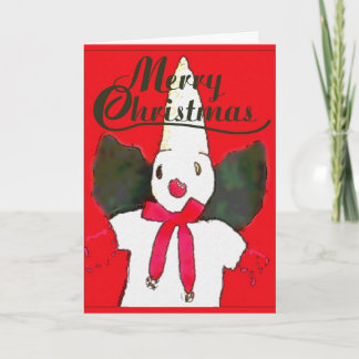 Cartes Pour Fêtes Annuelles Little New Orleans Snowman Holiday Card