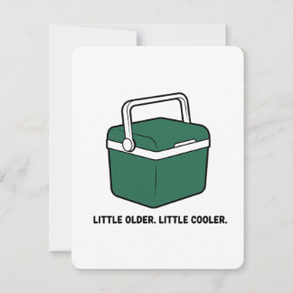 Cartes Pour Fêtes Annuelles Little Older Little Cooler Retro Birthday Card