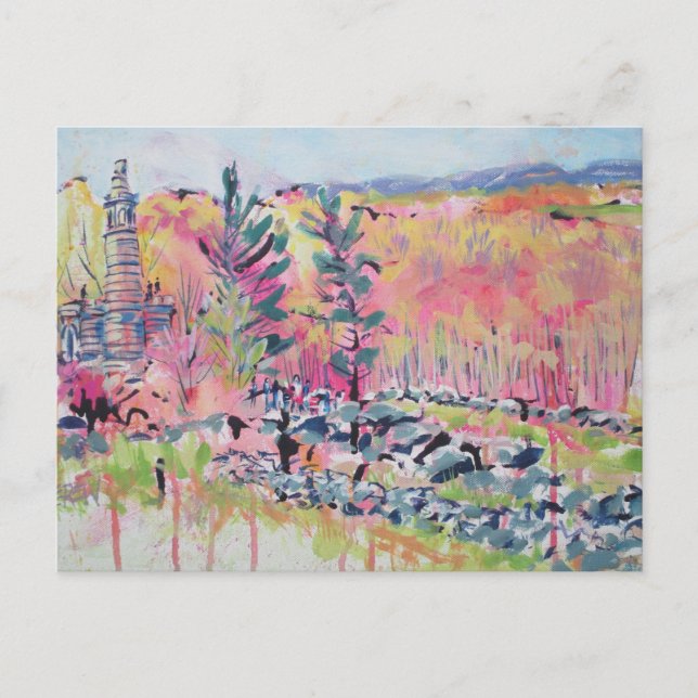 Cartes Pour Fêtes Annuelles Little Roundtop Redbuds #120401 (Devant)