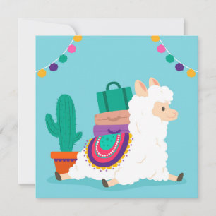 Cartes Pour Fêtes Annuelles Llama