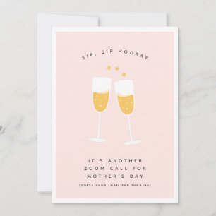 Cartes Pour Fêtes Annuelles Lockdown virtuel Pandemic Funny Happy Mother's Day