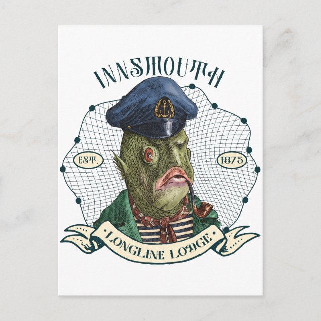 Cartes Pour Fêtes Annuelles Lodge Longueur Innsmouth — Le Capitaine (Devant)