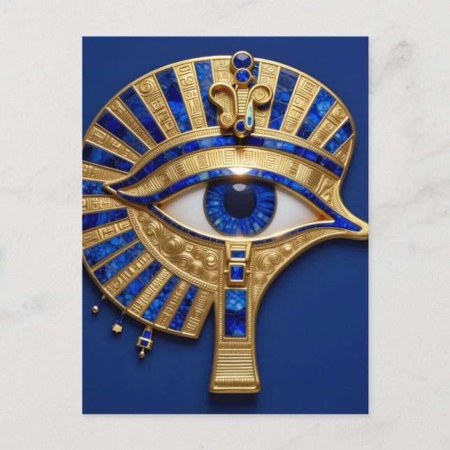 Cartes Pour Fêtes Annuelles L'Œil égyptien ´8 (Devant)