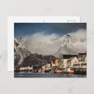 Cartes Pour Fêtes Annuelles Lofoten Henningsvaer