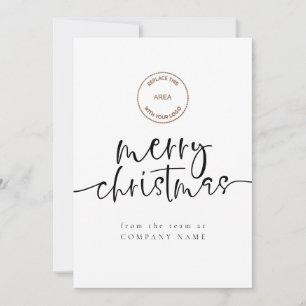 Cartes Pour Fêtes Annuelles Logo de l'entreprise QR Code Toute couleur Joyeux