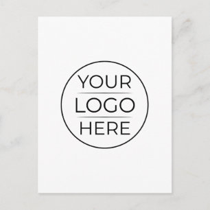 Cartes Pour Fêtes Annuelles Logo de marque d'entreprise moderne