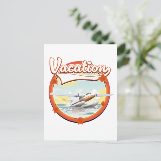 Cartes Pour Fêtes Annuelles Logo de vacances (Debout devant)