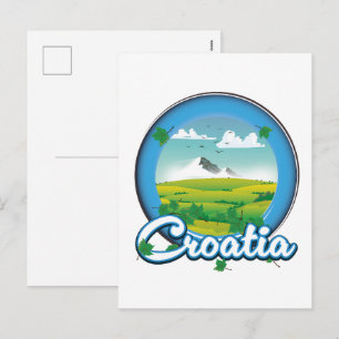 Cartes Pour Fêtes Annuelles logo de voyage en Croatie