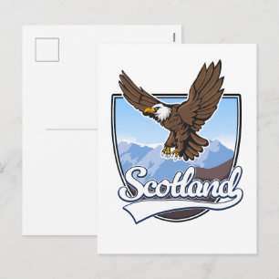 Cartes Pour Fêtes Annuelles logo de voyage en Écosse