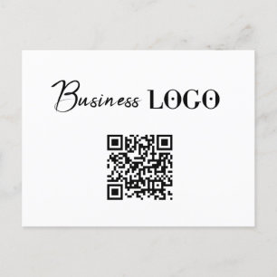 Cartes Pour Fêtes Annuelles Logo d'entreprise Code QR promotionnel de la socié