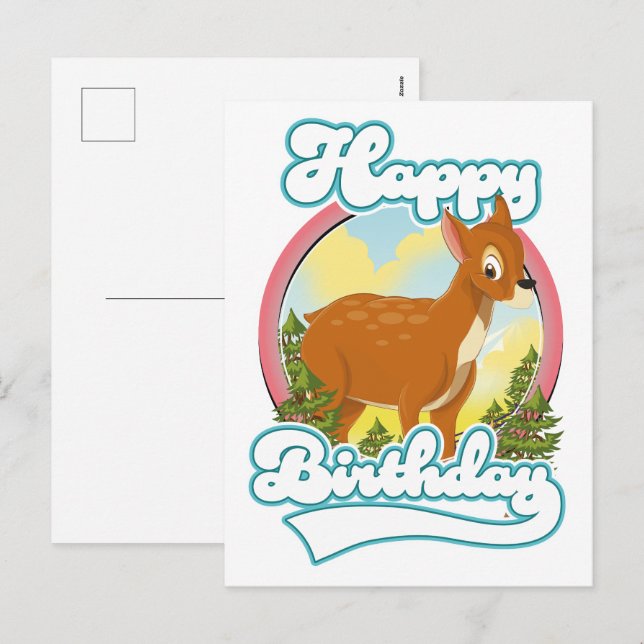 Cartes Pour Fêtes Annuelles Logo Joyeux Anniversaire (Devant / Derrière)