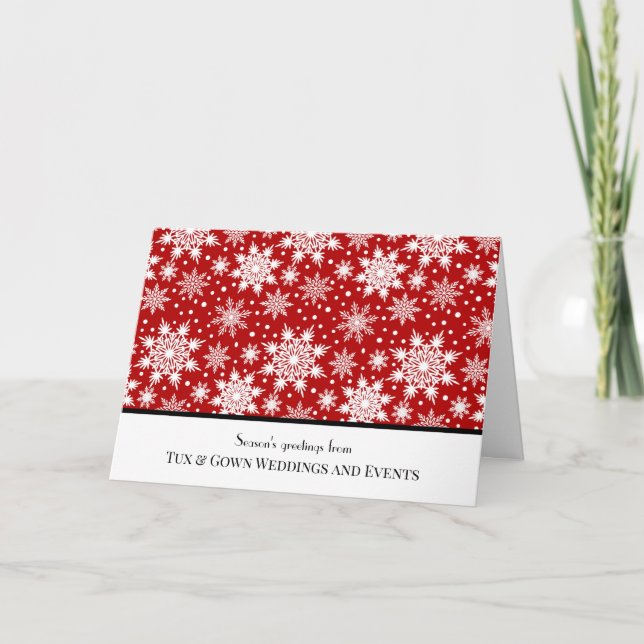 Cartes Pour Fêtes Annuelles Logo professionnel personnalisé QR Code Entreprise (Devant)